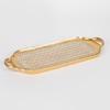 ESTHETI home Diskos Resin Xrusos/Lefkos 35x15.5x2.5cm 752-16078