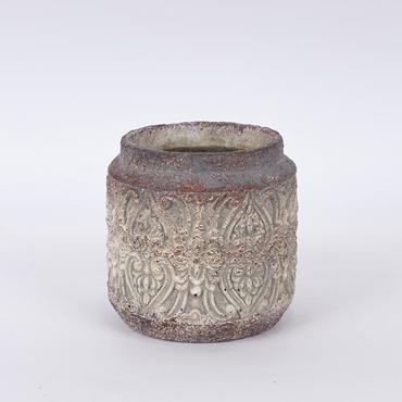 ESTHETI home Κασπώ Τσιμεντένιο Γκρι/Μπεζ Φ15x15.5cm 752-18057