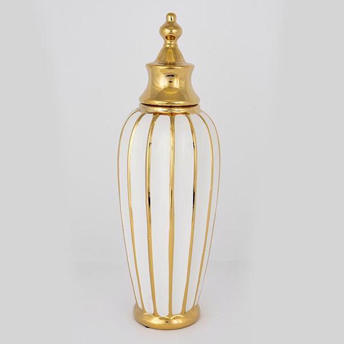 ESTHETI home Bazo me Kapaki Keramiko Lefko/Xruso F15x45.5cm 752-20083