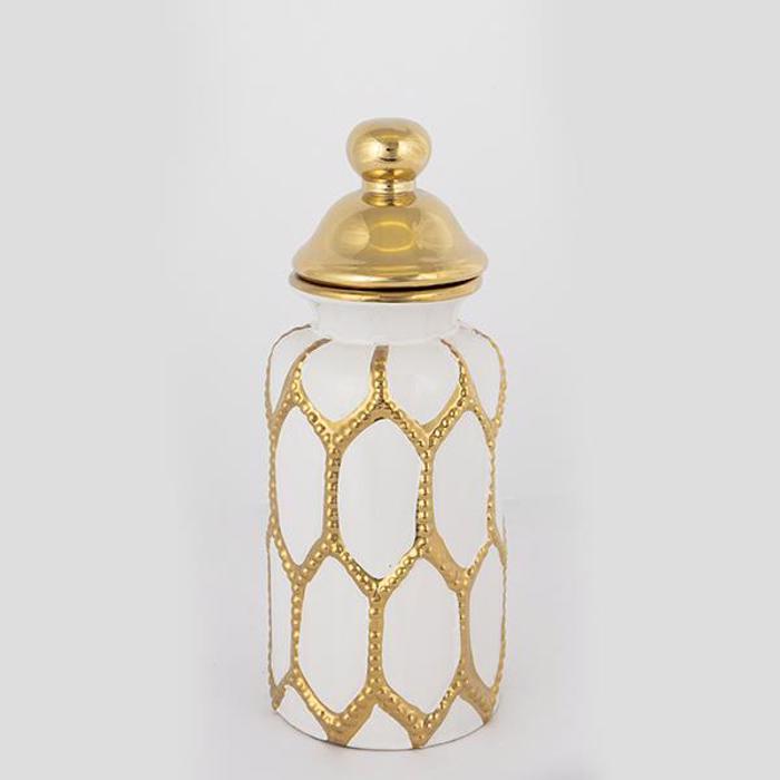 ESTHETI home Bazo me Kapaki Keramiko Lefko/Xruso F12.5x31cm 752-20103