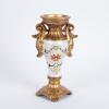 ESTHETI home Kiropigo Porselanis me Resin Lefko me Louloudia 15x9.5x24.5cm 752-21017