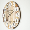 ESTHETI home Roloi Toixou MDF Ekrou/Mavro/Fusiko F58.2x4.3cm 753-13030