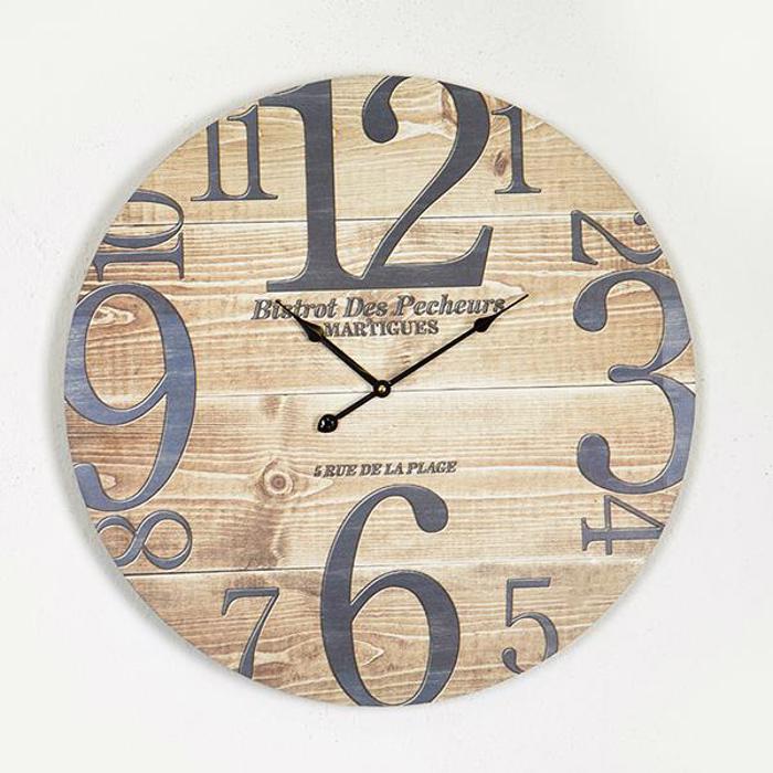 ESTHETI home Roloi Toixou MDF Mavro/Fusiko F58.2x4.3cm 753-13032