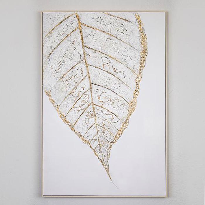 ESTHETI home Pinakas se Kamba ''Fullo'' Lefkos/Xrusos 82x5x122cm 755-12039
