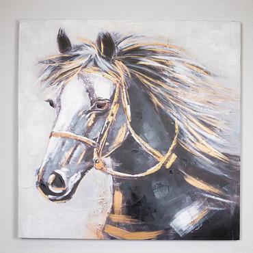 ESTHETI home Πίνακας σε Καμβά ''Άλογο'' 100x3x100cm 755-12058