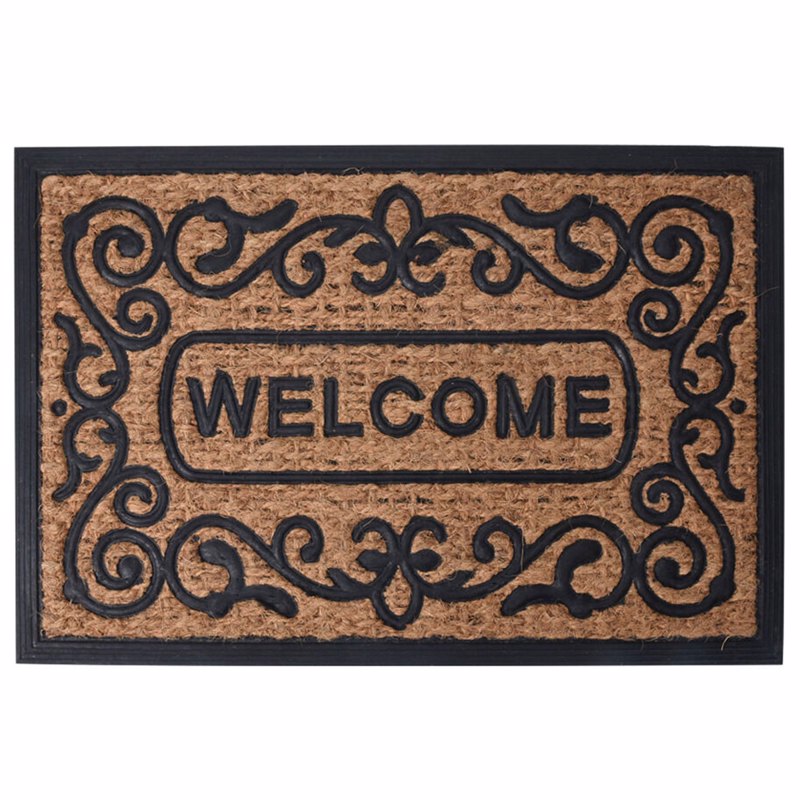 MRShome Πατάκι Εισόδου Rubber 60x40cm ''WELCOME'' 00020