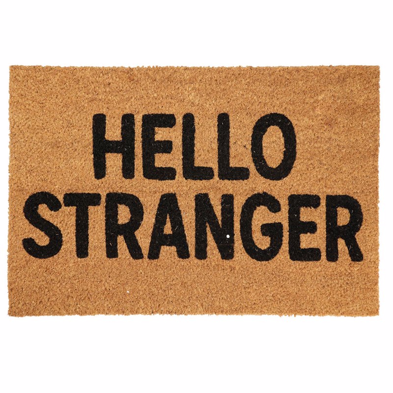 MRShome Πατάκι Εισόδου 59x39cm ''HELLO STRANGER''