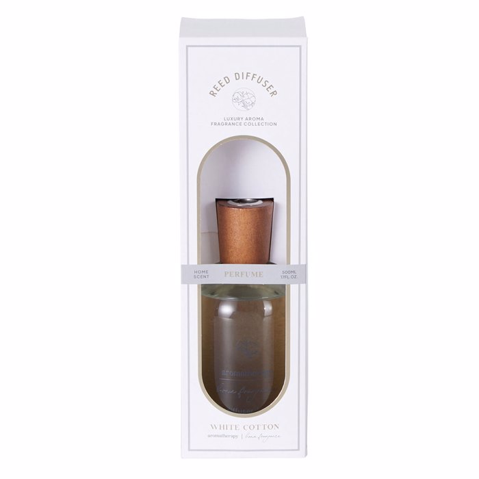 MRShome Aromatiko Xorou me Sticks 500ml White Cotton