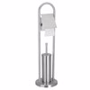 MRShome Stant Xartiou ugias kai Piggal apo Anoxeidoto Atsali 80cm Inox