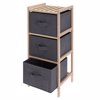MRShome Surtariera Baniou Xulini me 3 ufasmatina Surtaria Ggri 27.5x25.4x65cm