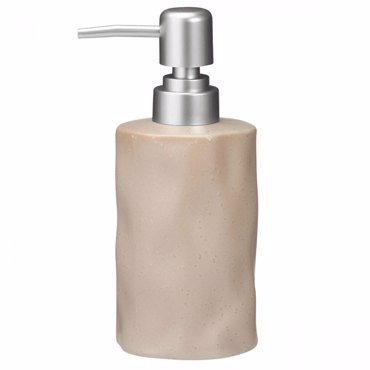 MRShome Δοχείο Κρεμοσάπουνου Stoneware 300ml 8x8x17cm Warm Grey 2U