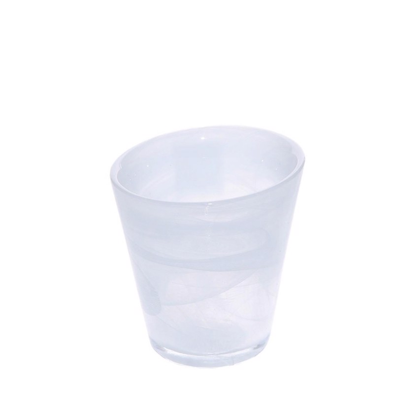 Υαλικά agiovlasitishome - ΣΗΜΑΝΤΙΚΟ: Σε περίπτωση διαφοράς τιμής από το κατάστημα ισχύει παντα και μόνο η τιμή του καταστήματος Atlas Ποτήρι Alabaster Λευκό 120ml 7Χ7εκ HOR1029K6 Espi