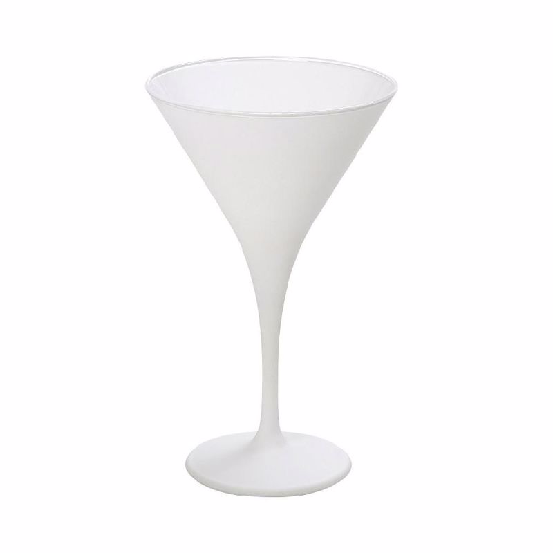 Ποτήρι Martini ''Κωνικό'' Λευκό Mat 250cc 10.5Χ17.5εκ R