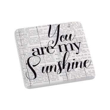 Σετ 6τμχ Σουβέρ Τετραγωνισμένο Σχήμα Sunshine 9.5Χ9.5εκ NIK316 Espiel