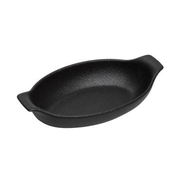 Σαγανάκι Οβάλ Stoneware Μαύρο 24Χ12.8Χ5.8εκ NOL120K4 Espiel