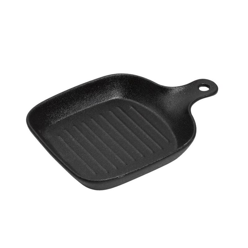 ΤΗΓΑΝΑΚΙ ΤΕΤΡΑΓΩΝΟ STONEWARE ΜΑΥΡΟ 22Χ16Χ3ΕΚ NOL124K2 ESPIEL