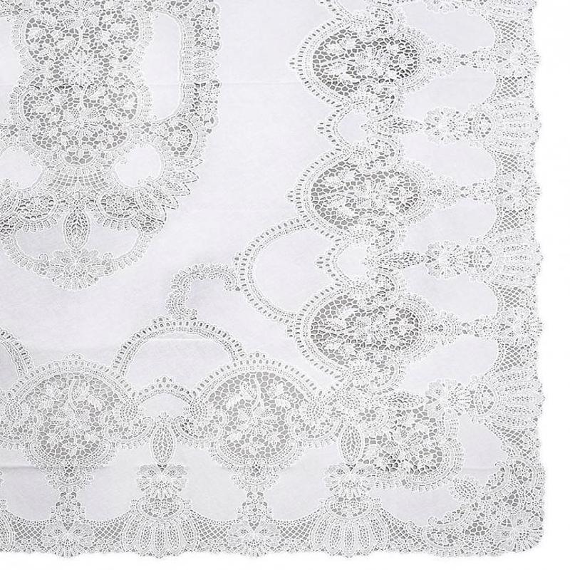 Espiel - ΣΗΜΑΝΤΙΚΟ: Σε περίπτωση διαφοράς τιμής από το κατάστημα ισχύει παντα και μόνο η τιμή του καταστήματος Τραπεζομάντηλο Vinyl Λευκό 135Χ135εκ PEZ121 Espiel