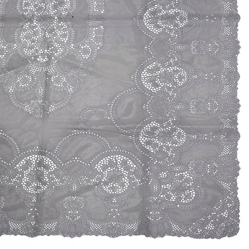 Espiel - ΣΗΜΑΝΤΙΚΟ: Σε περίπτωση διαφοράς τιμής από το κατάστημα ισχύει παντα και μόνο η τιμή του καταστήματος Τραπεζομάντηλο Vinyl Ανοιχτό Γκρι 135Χ135εκ PEZ123 Espi