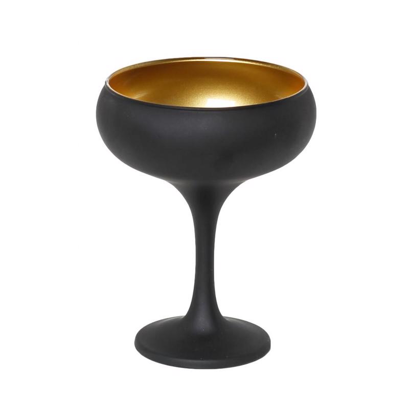 Ποτήρι Σαμπάνιας Coupe Μαύρο Ματ 270cc 9.5Χ13.2εκ RAB10