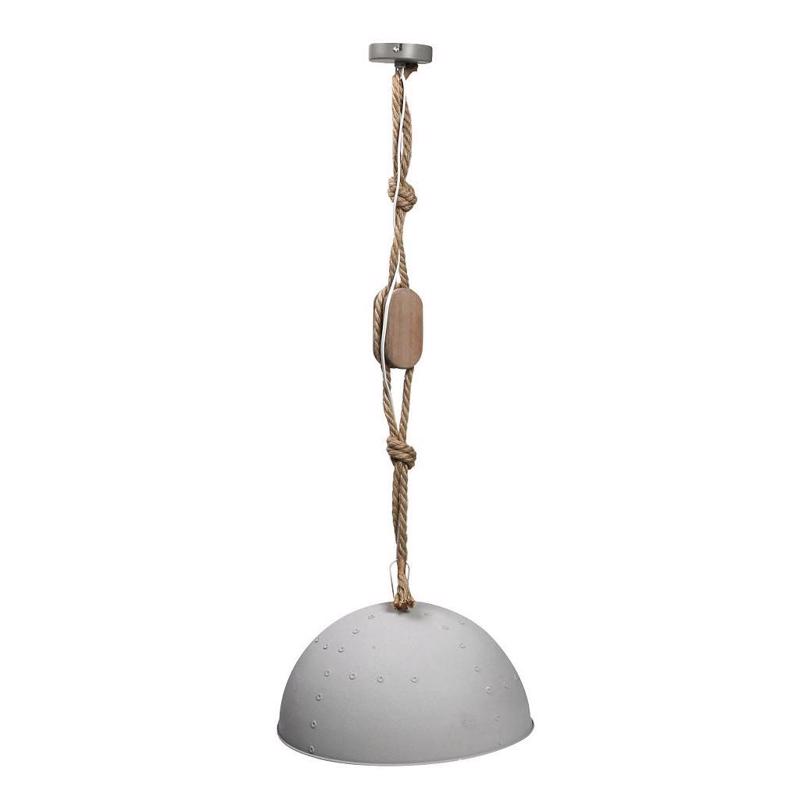 Espiel - ΣΗΜΑΝΤΙΚΟ: Σε περίπτωση διαφοράς τιμής από το κατάστημα ισχύει παντα και μόνο η τιμή του καταστήματος Φωτιστικό Οροφής Γκρι Σχοινί 40εκ RIN302 Espiel