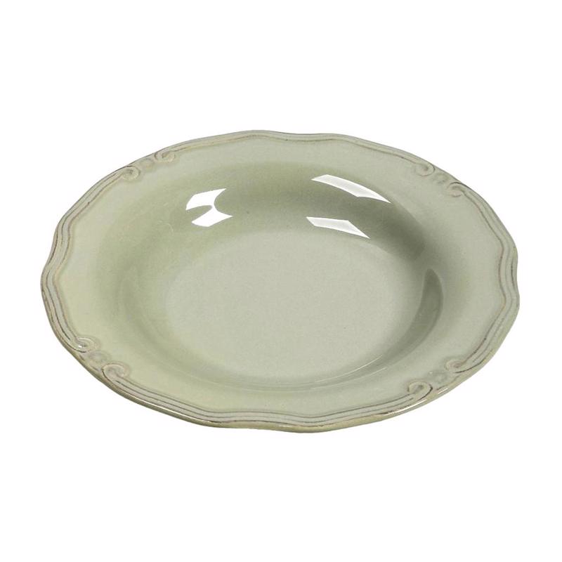 Πιάτο Βαθύ ''TIFFANY'' Φυστικί Stoneware Φ24x3.5cm RSL1