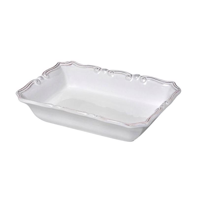 Tiffany Μπωλ Ορθογώνιο Λευκό 22Χ17εκ RSW107K6 Espiel