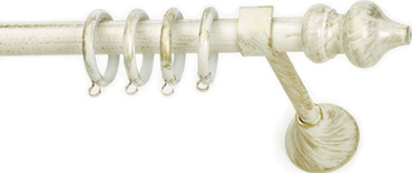 Κουρτινόξυλο Σφυρήλατο Φ20 BAROCO MY-13