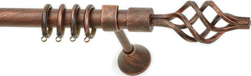 Anartisi - ΣΗΜΑΝΤΙΚΟ: Σε περίπτωση διαφοράς τιμής από το κατάστημα ισχύει παντα και μόνο η τιμή του καταστήματος Κουρτινόξυλο Φ25 Σφυρήλατο MARINA MY-19