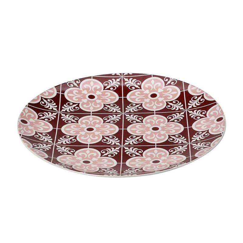 Πιάτο Ρηχό Στρογγυλό Decor Κοκκίνο 26εκ SNM1001K6 Espie