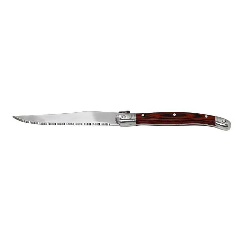 ΜΑΧΑΙΡΙ STEAK ΞΥΛΙΝΗ ΛΑΒΗ SS420 2MM 23EK STK112K12 ESPIEL
