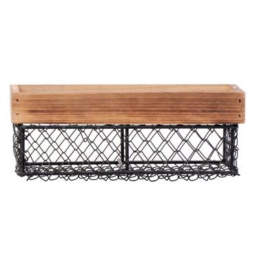 Καλάθι Μεταλλικό Μαύρο 24.5Χ10Χ9.5εκ TAK101 Espiel