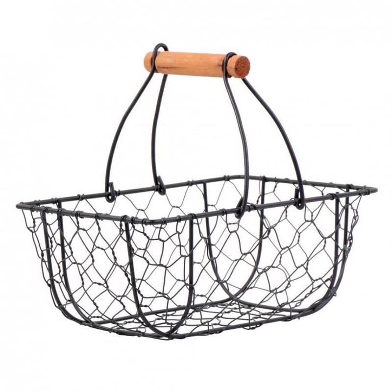 Διακοσμητικά Επιτραπέζια agiovlasitishome - ΣΗΜΑΝΤΙΚΟ: Σε περίπτωση διαφοράς τιμής από το κατάστημα ισχύει παντα και μόνο η τιμή του καταστήματος Καλάθι Μεταλλικό Μαύρο 23Χ15Χ9εκ TAK116 Espiel