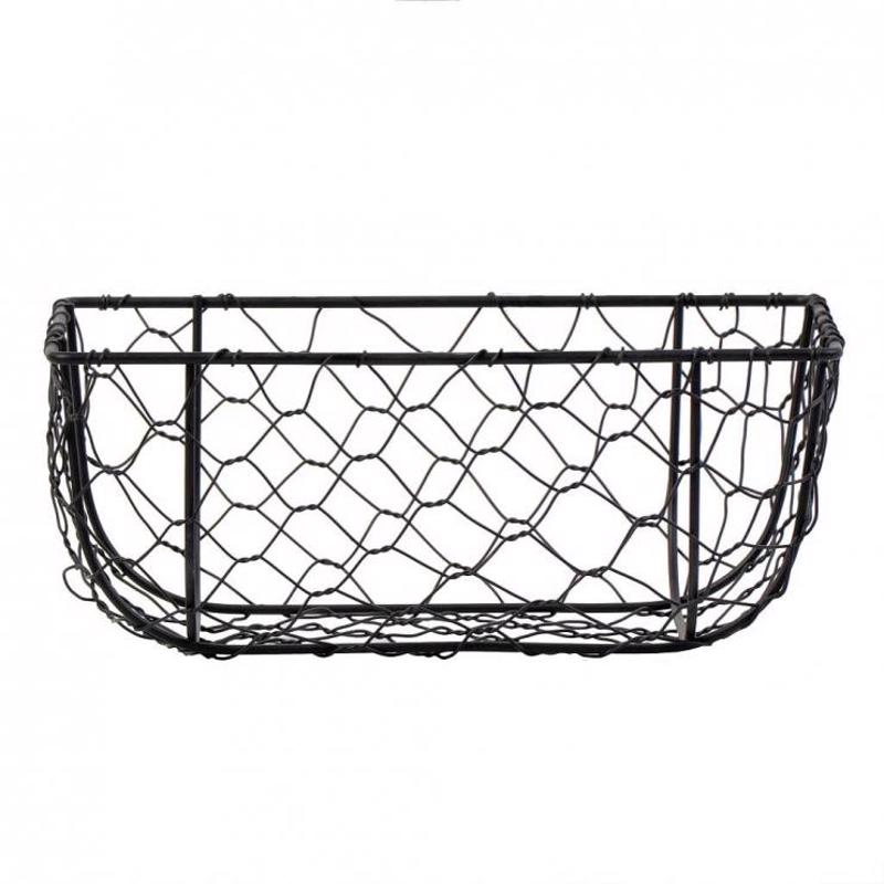 Καλάθι Μεταλλικό Μαύρο 23Χ15Χ9εκ TAK118 Espiel