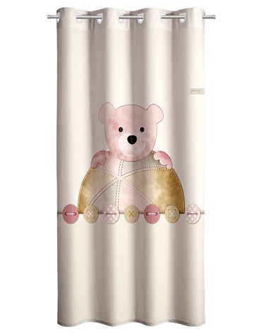 Saint Clair Παιδική Κουρτίνα Soft-Touch Teddy Rose 160x240