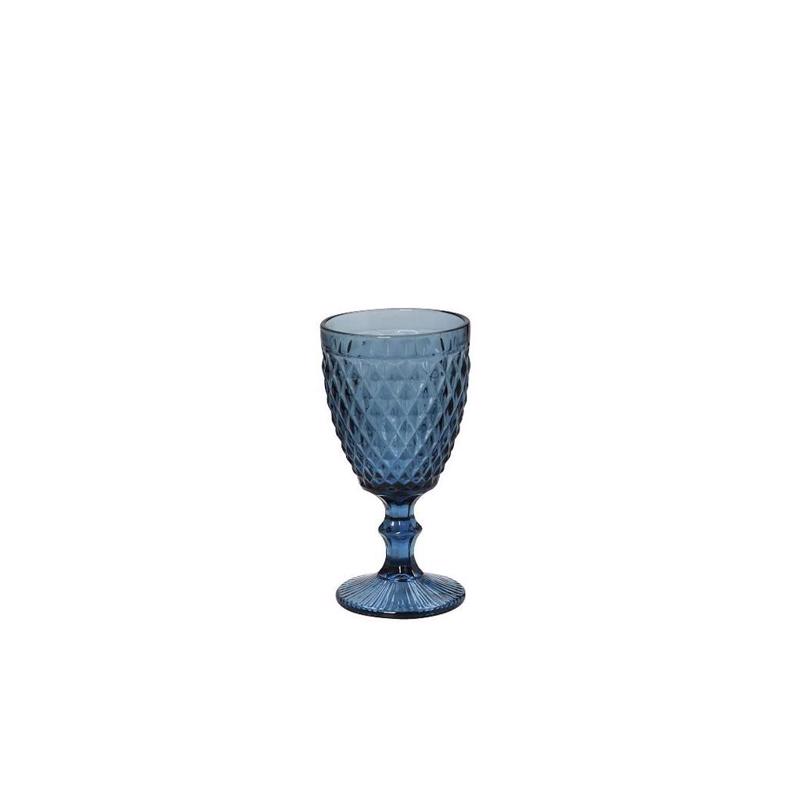 Υαλικά agiovlasitishome - ΣΗΜΑΝΤΙΚΟ: Σε περίπτωση διαφοράς τιμής από το κατάστημα ισχύει παντα και μόνο η τιμή του καταστήματος Ποτήρι Κρασιού Μπλε 15.5εκ TIR102K6 Espiel