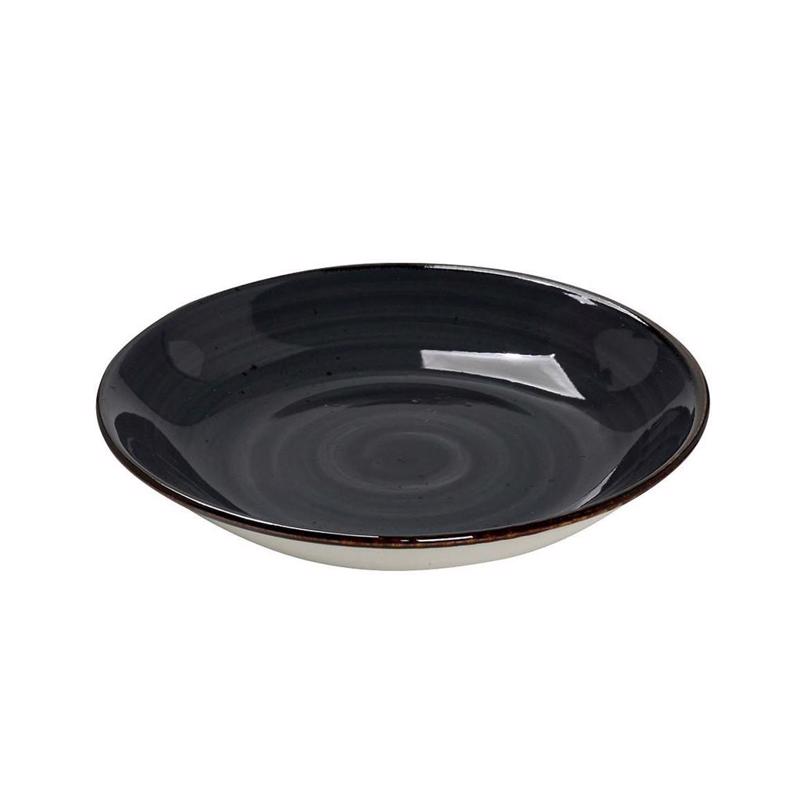 Πιάτο Βαθύ Spaghetti Σκούρο Γκρι 25.5Χ4.5εκ TLG105K6 Es