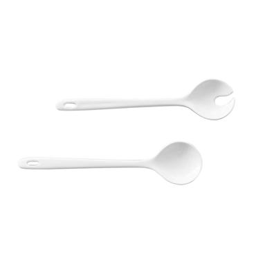 Espiel Σετ 2τμχ Λευκές Κουτάλες Σερβιρίσματος 29Χ8 WEM105