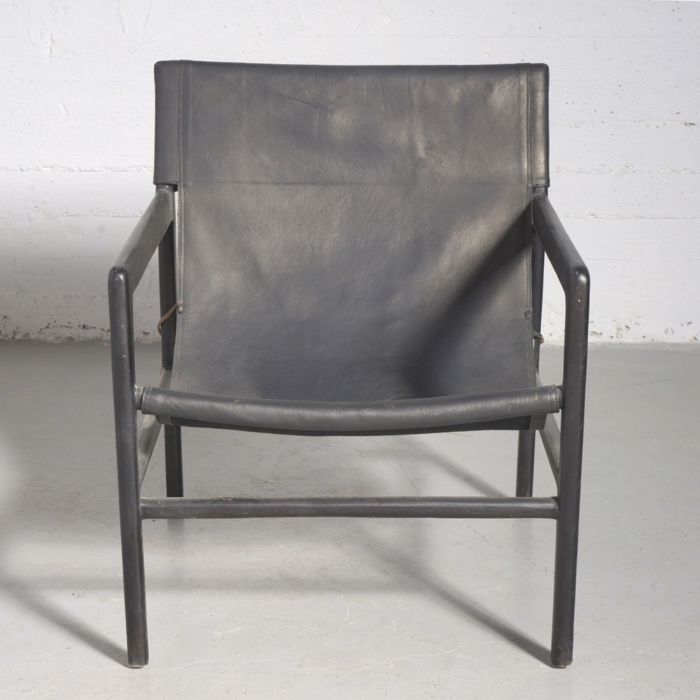 Supergreens Πολυθρόνα Δερμάτινη Teak Μαύρη 63x70x88cm 5900-1 Supergreens Poluthrona Dermatini Teak Mavri 63x70x88cm 5900-1