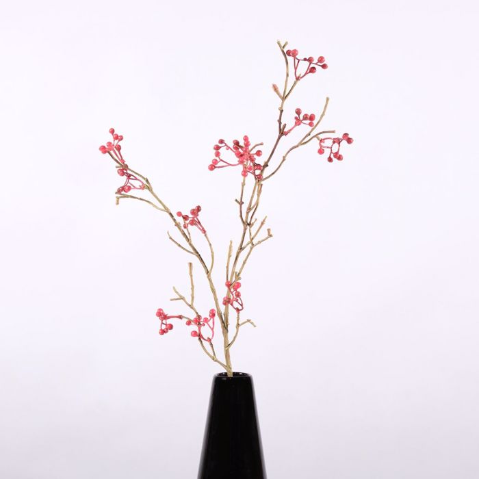 Supergreens Texnito Kladi Mouro Kokkino 66cm 2870-7