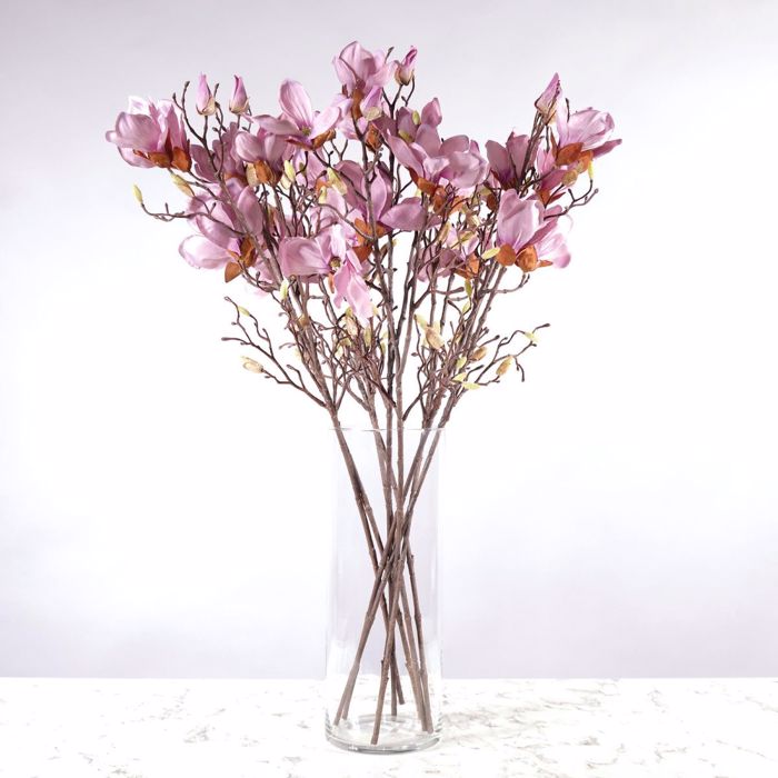 Supergreens Τεχνητό Κλωνάρι Μανόλια Μωβ 104cm 7280-7 Supergreens Texnito Klonari Manolia Mob 104cm 7280-7