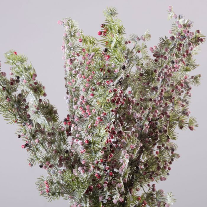 Supergreens Τεχνητό Κλαδί Πεύκο με Μούρα 70cm 2731-7 Supergreens Texnito Kladi Pefko me Moura 70cm 2731-7
