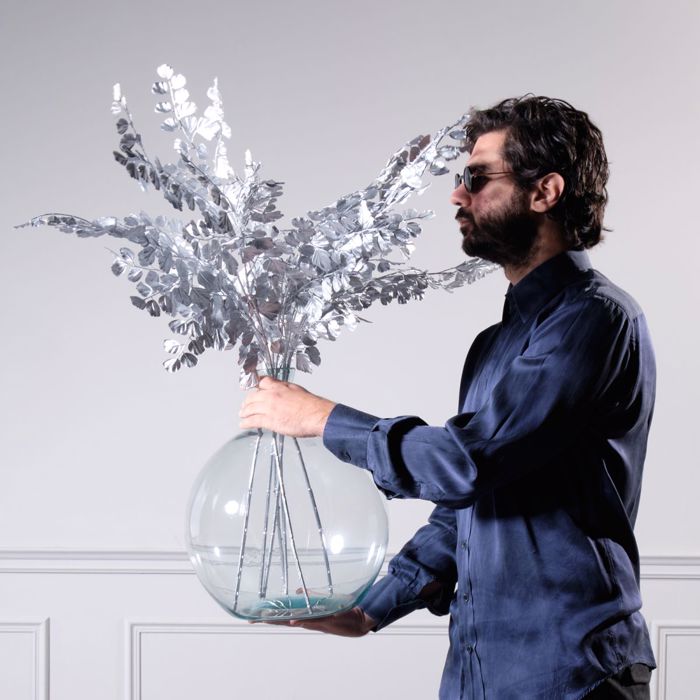 Supergreens Texnito Fullo Fikos Asimi 95cm 1241-7