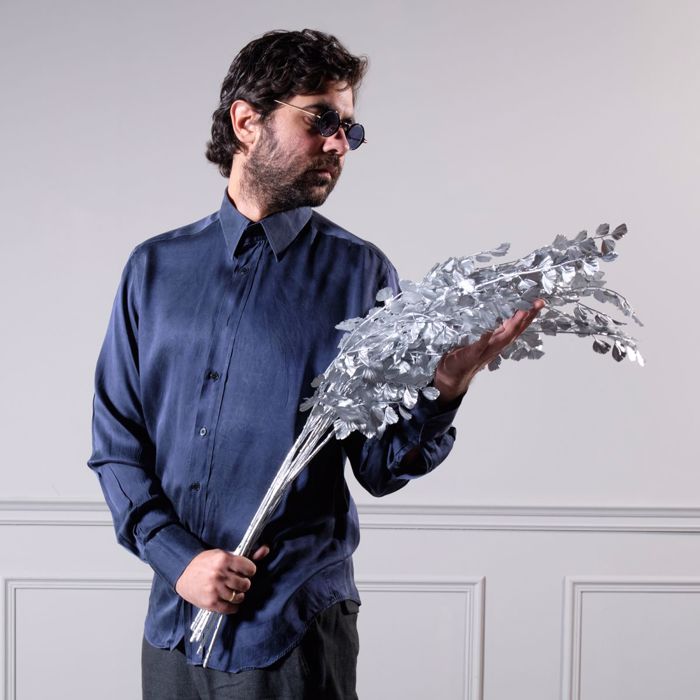 Supergreens Texnito Fullo Fikos Asimi 95cm 1241-7