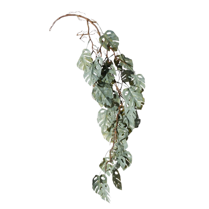 Supergreens Τεχνητή Κρεμαστή Μονστέρα Πράσινη Σκούρη 10