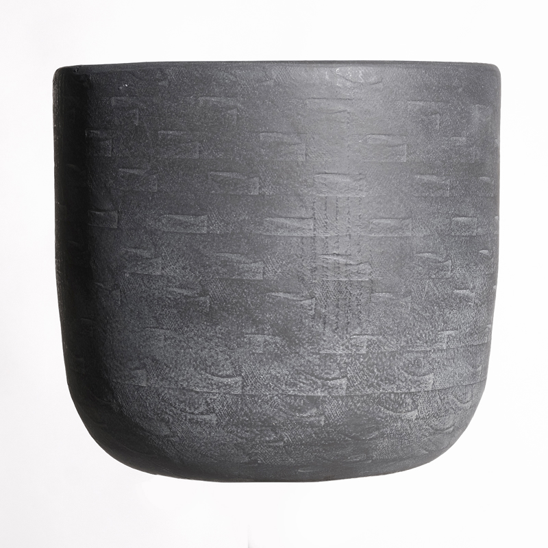 Γλάστρες - Ζαρντινιέρες agiovlasitishome - ΣΗΜΑΝΤΙΚΟ: Σε περίπτωση διαφοράς τιμής από το κατάστημα ισχύει παντα και μόνο η τιμή του καταστήματος Supergreens Κασπώ Τερακότα ''Nora'' Στρογγυλό Γκρι Φ30x