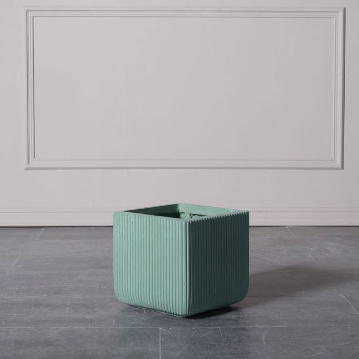 Supergreens Gastra Pilini Tetragni ''Stripe'' Menta Small 24x24x23cm A-2050-8