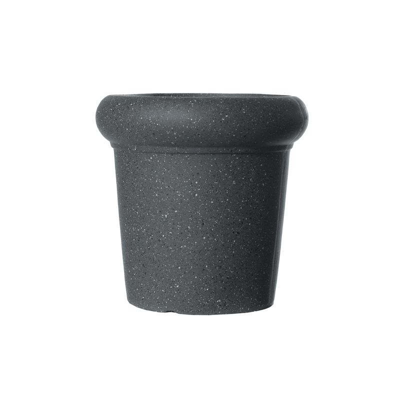 Γλάστρες - Ζαρντινιέρες agiovlasitishome - ΣΗΜΑΝΤΙΚΟ: Σε περίπτωση διαφοράς τιμής από το κατάστημα ισχύει παντα και μόνο η τιμή του καταστήματος Supergreens Γλάστρα Πήλινη με Γείσο ''Spot'' Γκρι S Φ28