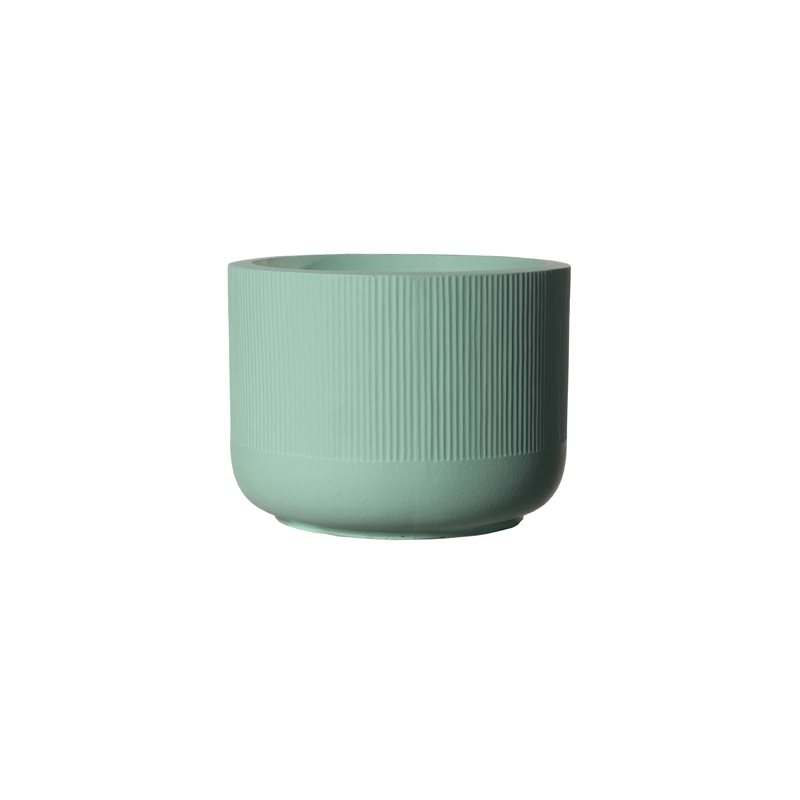 Γλάστρες - Ζαρντινιέρες agiovlasitishome - ΣΗΜΑΝΤΙΚΟ: Σε περίπτωση διαφοράς τιμής από το κατάστημα ισχύει παντα και μόνο η τιμή του καταστήματος Supergreens Γλάστρα Πήλινη Οβάλ ''Petal'' Πράσινο Ανοιχ