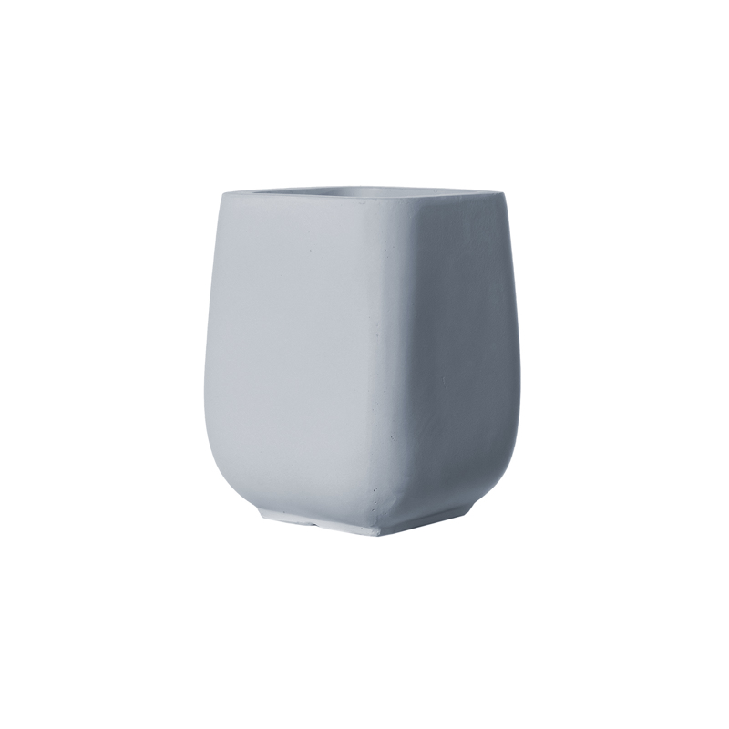 Γλάστρες - Ζαρντινιέρες agiovlasitishome - ΣΗΜΑΝΤΙΚΟ: Σε περίπτωση διαφοράς τιμής από το κατάστημα ισχύει παντα και μόνο η τιμή του καταστήματος Supergreens Γλάστρα Πήλινη Κάθετη ''Regal'' Γκρι S 21x2