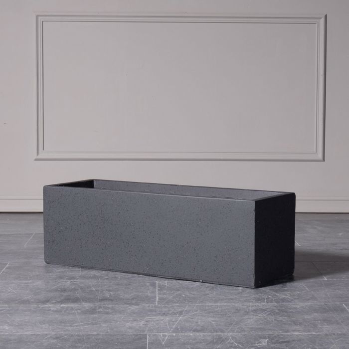 Supergreens Gastra Pilini Orthognia ''Terazzo'' Mavri Medium 70x25x23cm B-1150-8